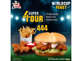 Mr.Chicken Super 4our Deal For Rs.444/-